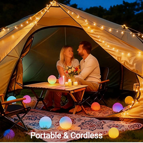 LOFTEK ball light timer options for convenient use