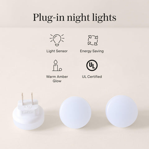 Loftie 0.5W plug-in light is a low-energy solution for midnight navigation.