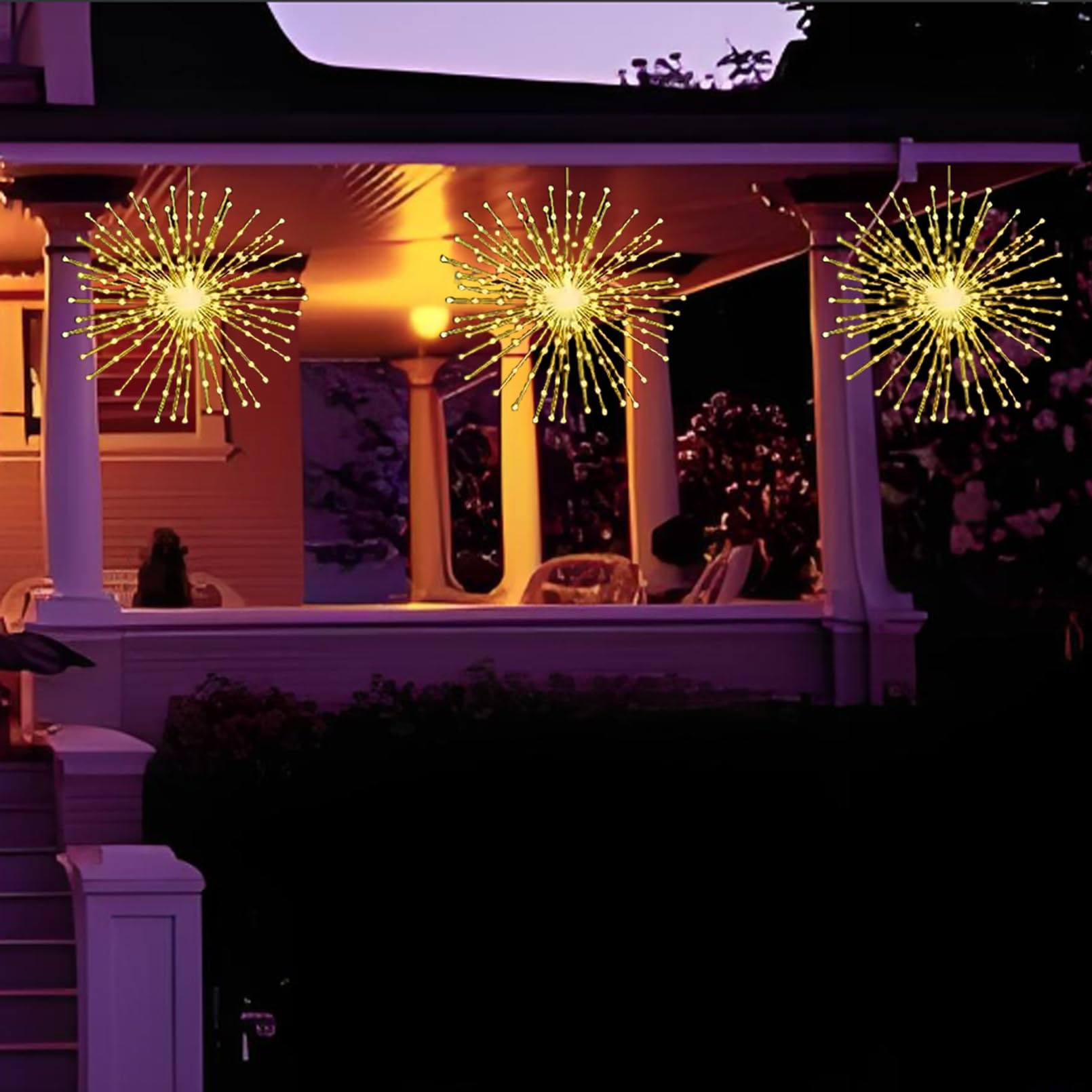 LOFTOLMEA outdoor garden decor idea, festive glow for backyard celebrations.