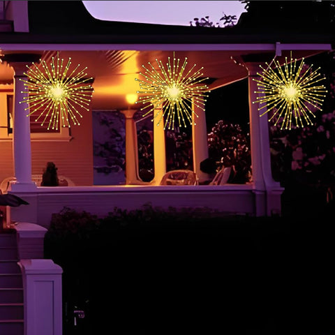 LOFTOLMEA outdoor garden decor idea, festive glow for backyard celebrations.