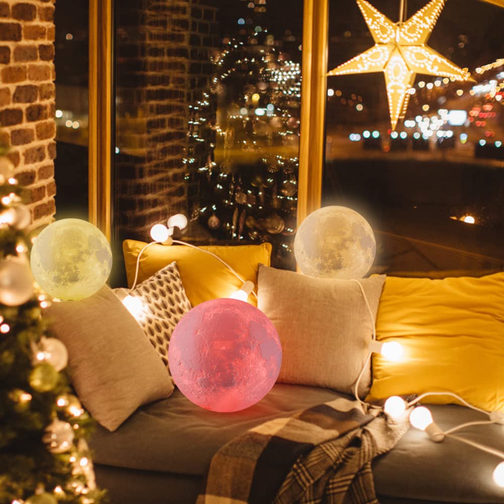 LOGROTATE Moon Lamp with 16 RGB colors for versatile mood lighting