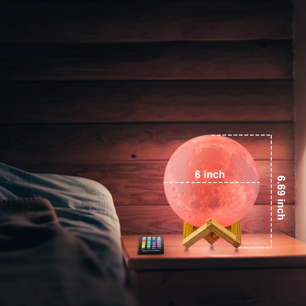 LOGROTATE Moon Lamp decorative gift idea for holidays and birthdays