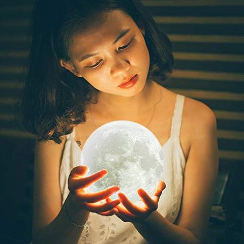 LOGROTATE Moon Lamp portable desk light for ambient glow