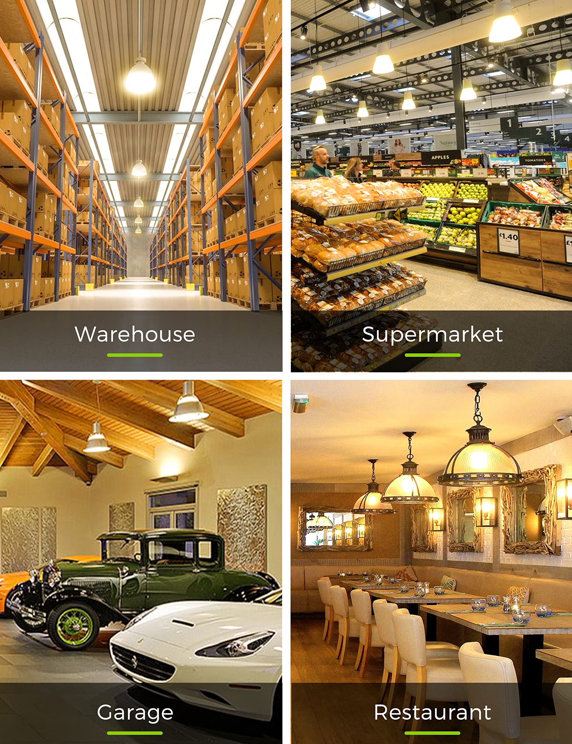 LOHAS LED operates on 100–250V for versatile commercial use.