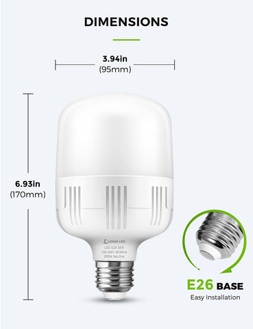 LOHAS LED long-life bulbs last up to 30,000 hours.