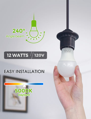L LOHAS LED GU24 bulb long-life performance, up to 30,000 hours of reliable light.