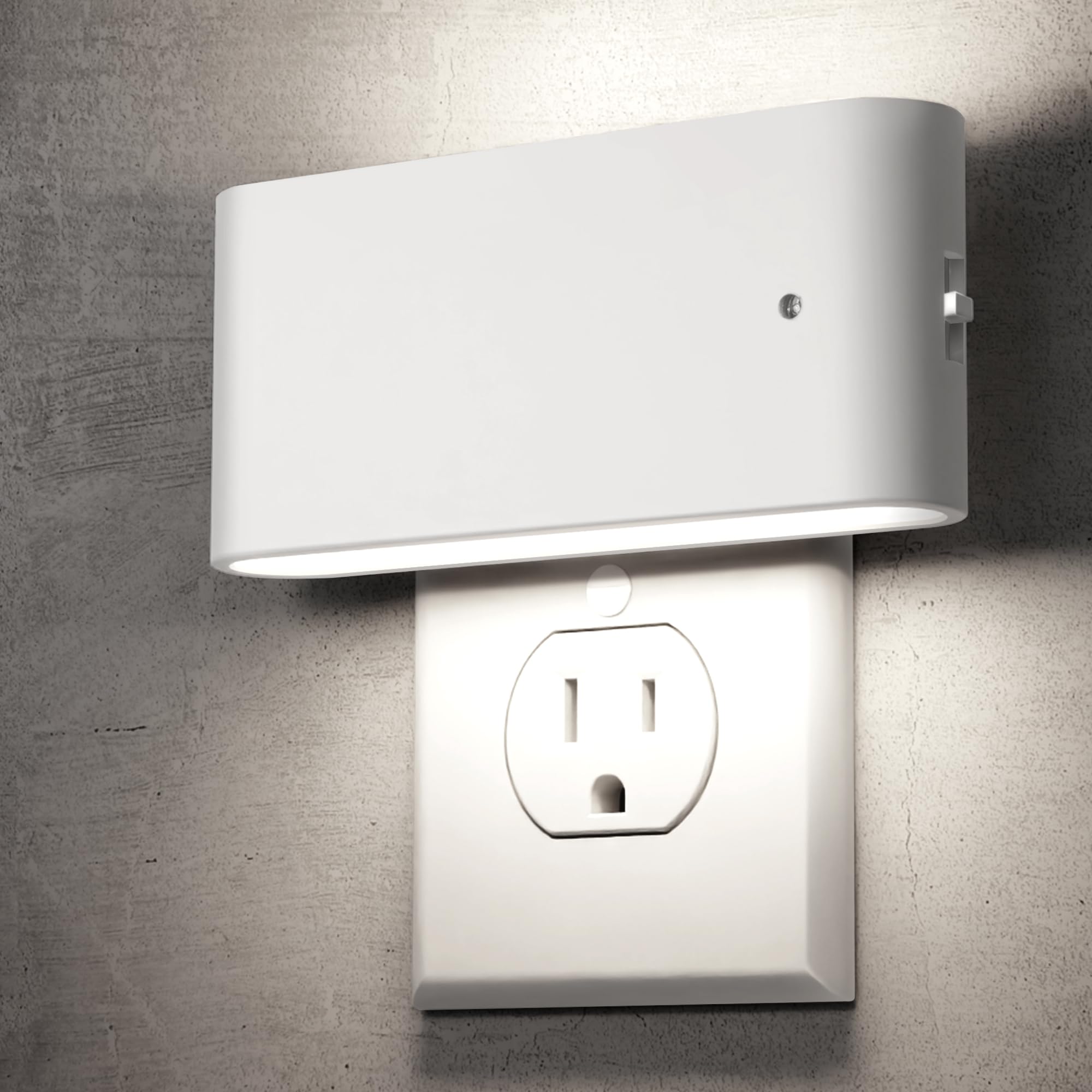L LOHAS LED night light two-pack front view showing plug-in design for hallway lighting