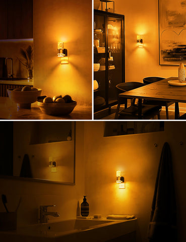 L LOHAS LED acrylic bubble design provides durable, clear light diffusion.