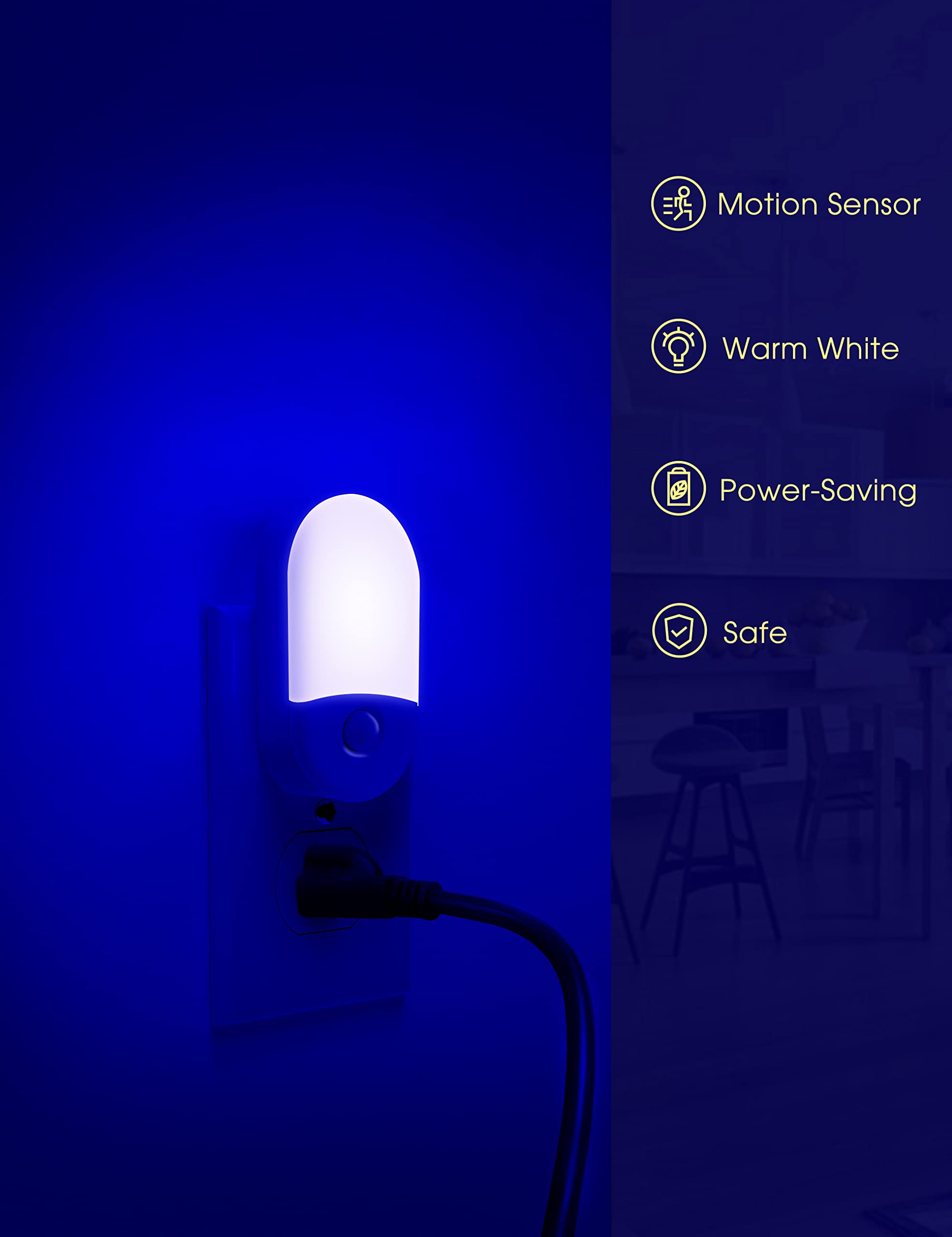 L LOHAS LED brightness slider lets you customize night-time visibility.
