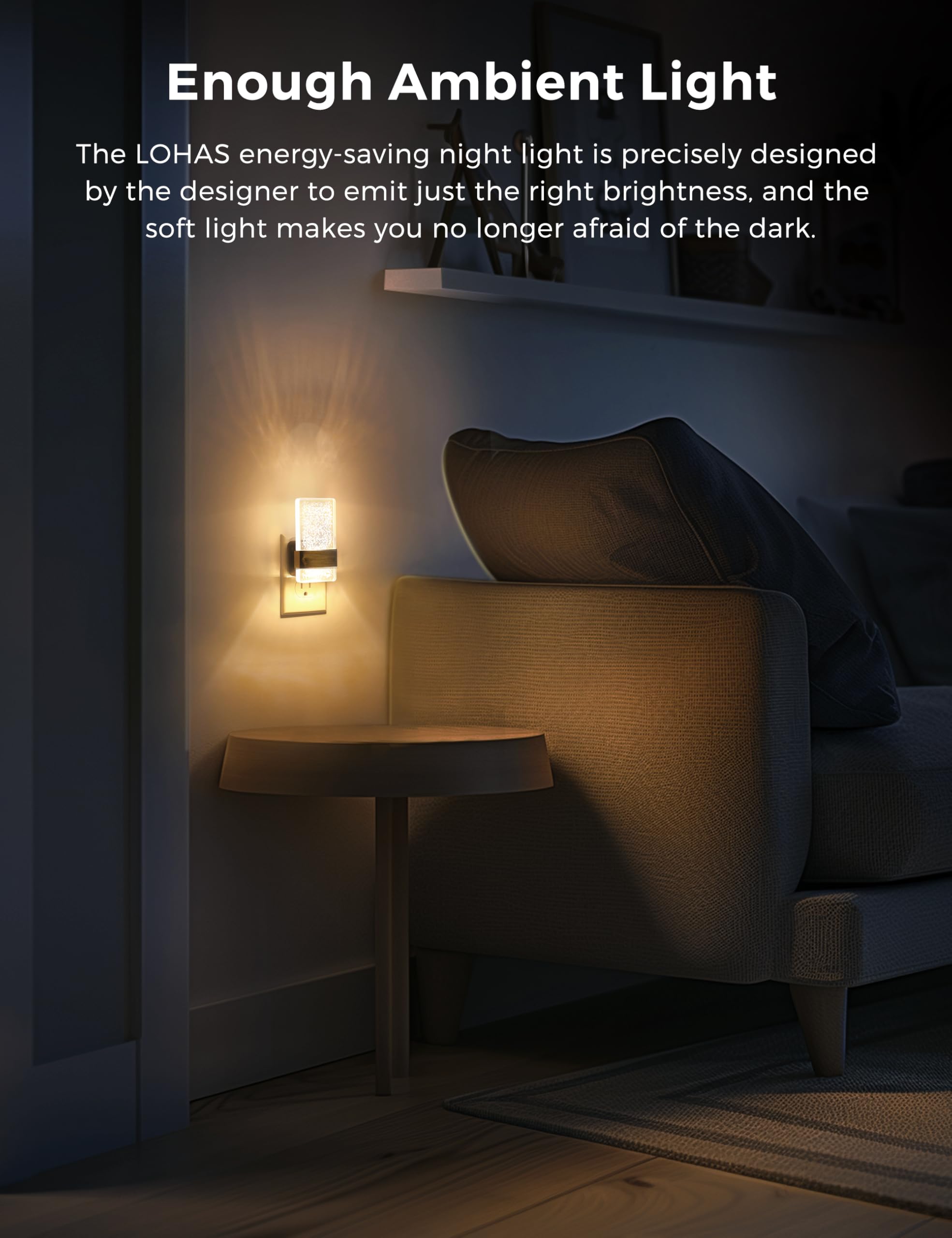 L LOHAS LED dimmable night light 0-100lm for customizable glow