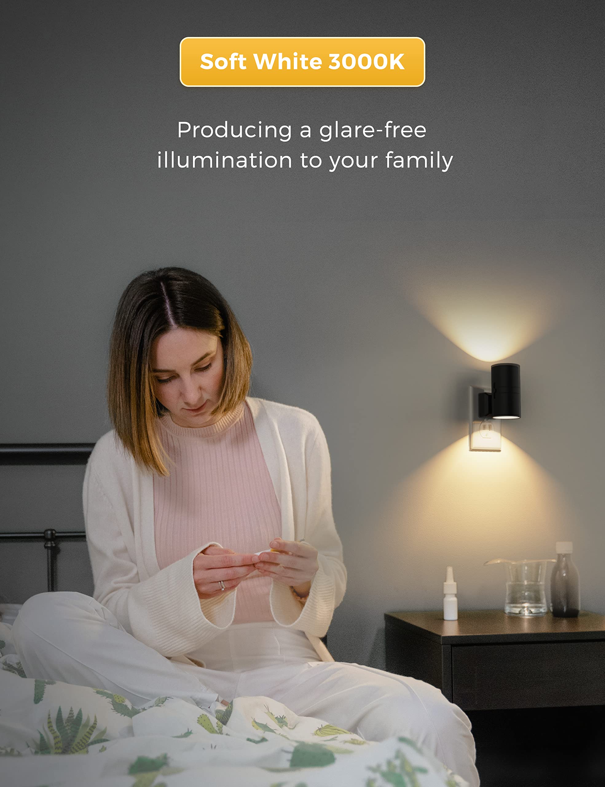 Lohas-LED glare-free illumination for late-night routines.