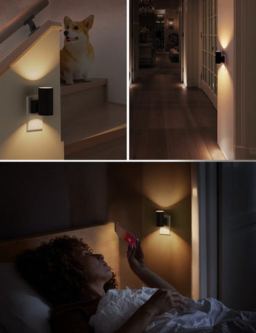 Lohas-LED night light ideal for hallways, bathrooms, kitchens, and bedrooms.