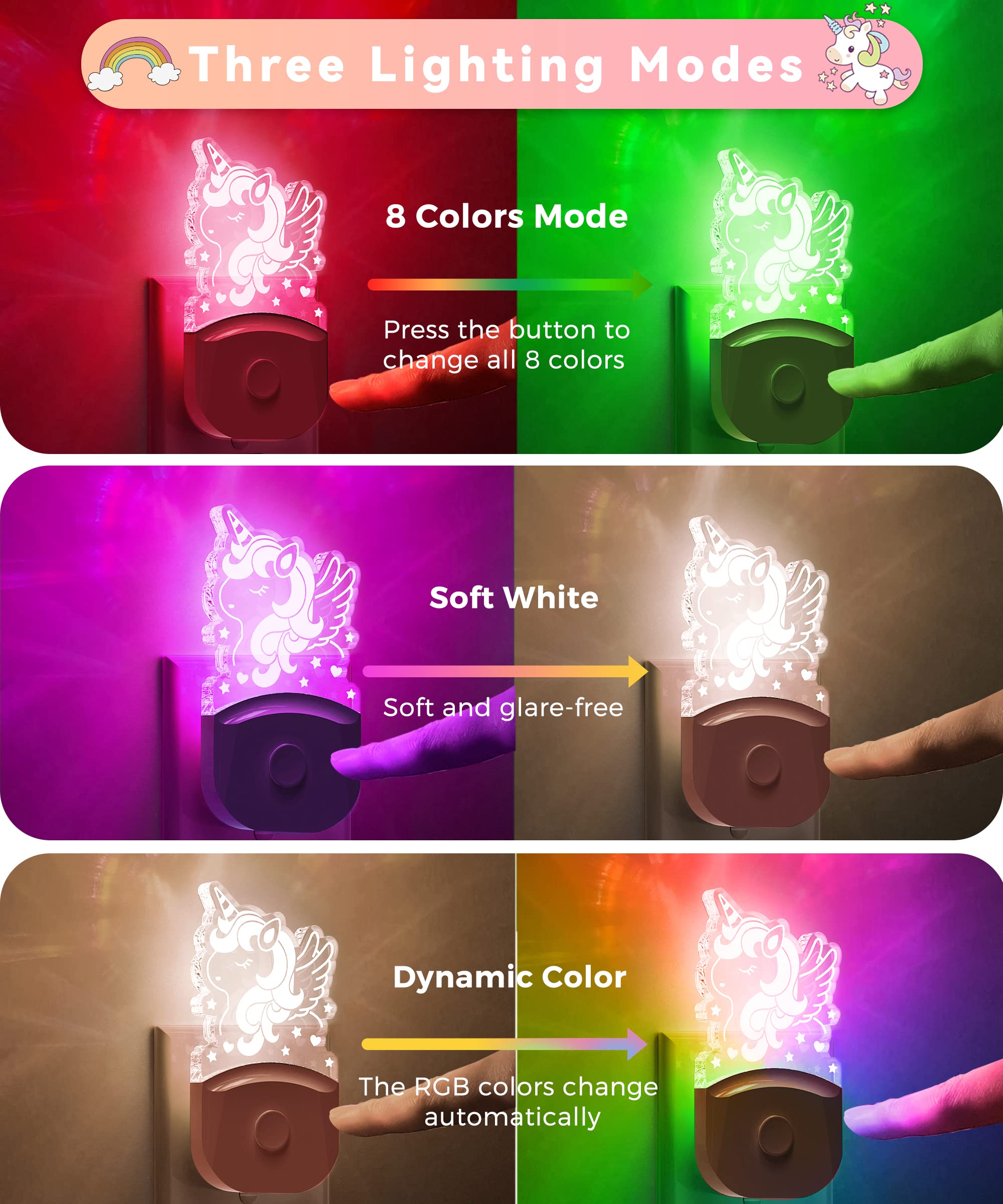 LOHAS LED dynamic color mode lighting color transitions in playroom