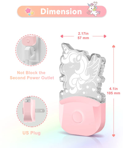 LOHAS LED gift-packaged night light designed for girls and kids