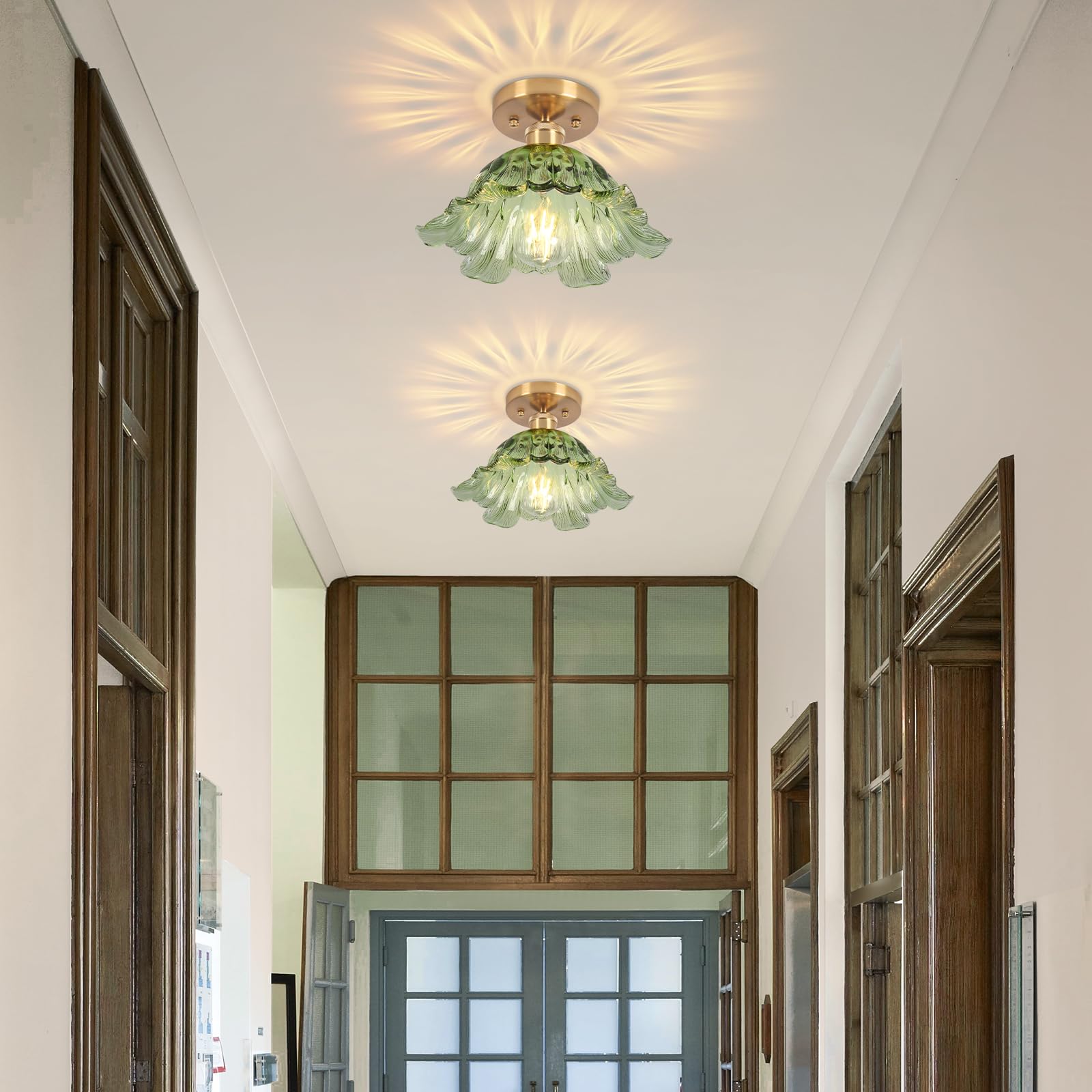 Loiogohot bar cafe ceiling light adds vintage charm.