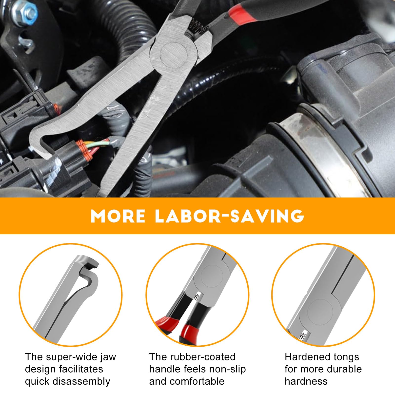 Loisdaro double-ended connector separator tool eases handling of locking connectors.