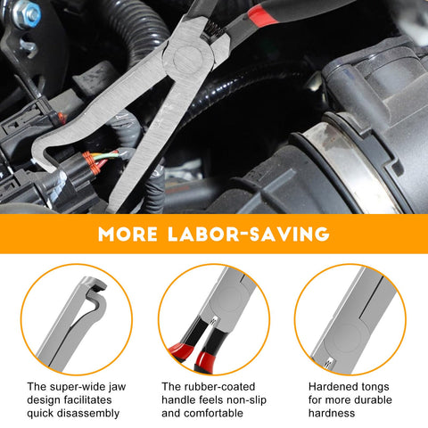 Loisdaro double-ended connector separator tool eases handling of locking connectors.