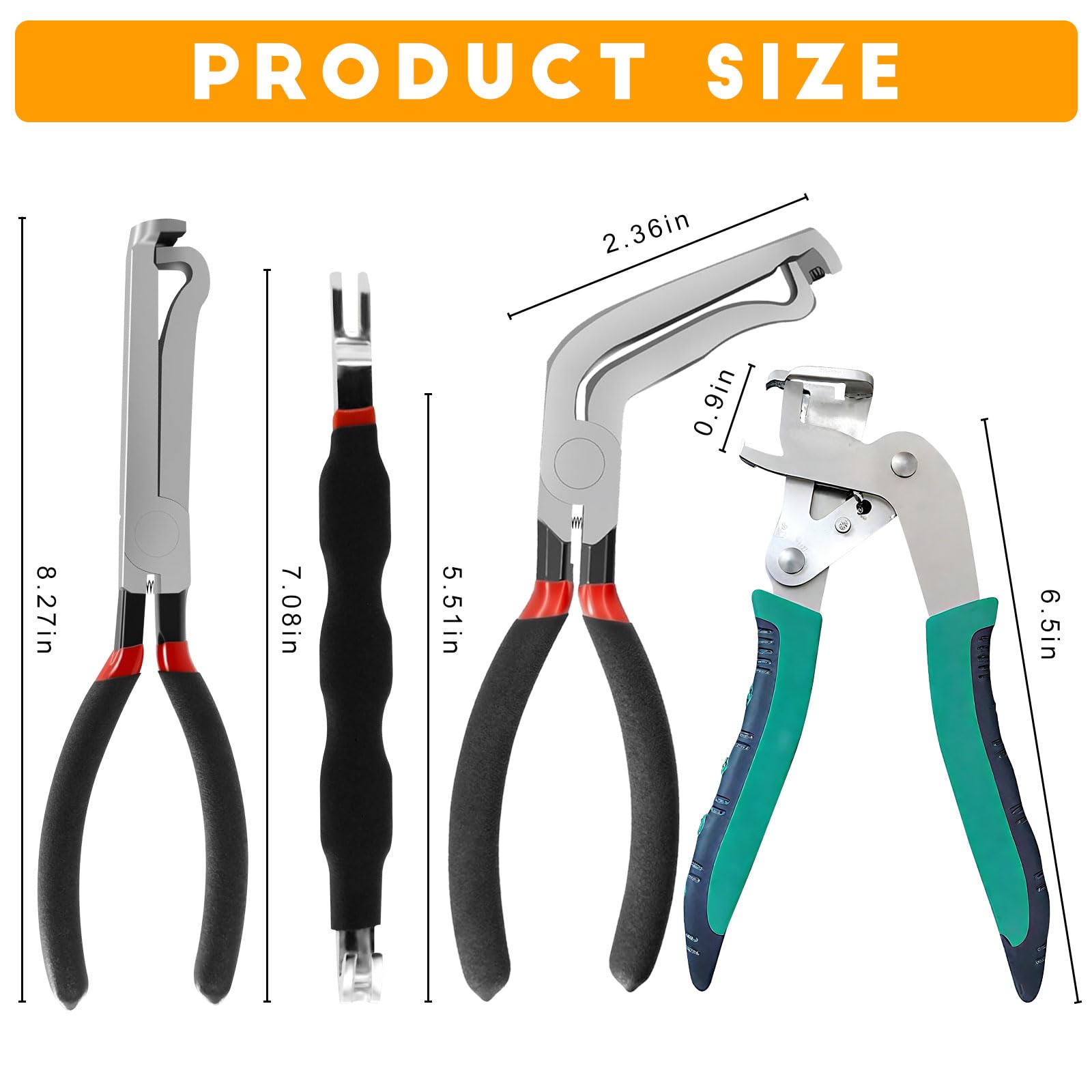 Loisdaro mass air sensor pliers help cleanly disconnect sensors and injectors.
