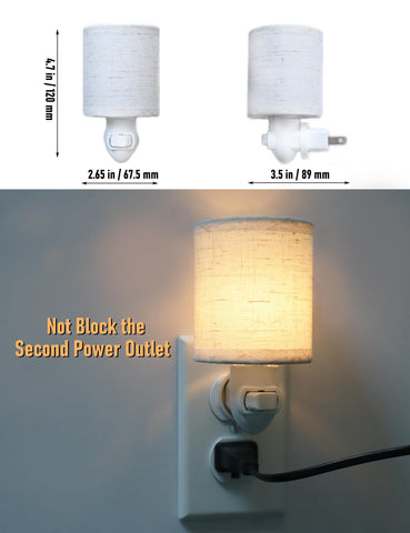 LOIWON 0.5W LED bulb provides gentle, non-glare glow.