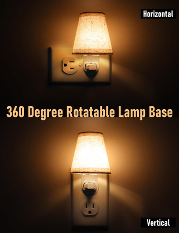 LOIWON 360-degree rotatable base demonstrates flexible lighting direction.