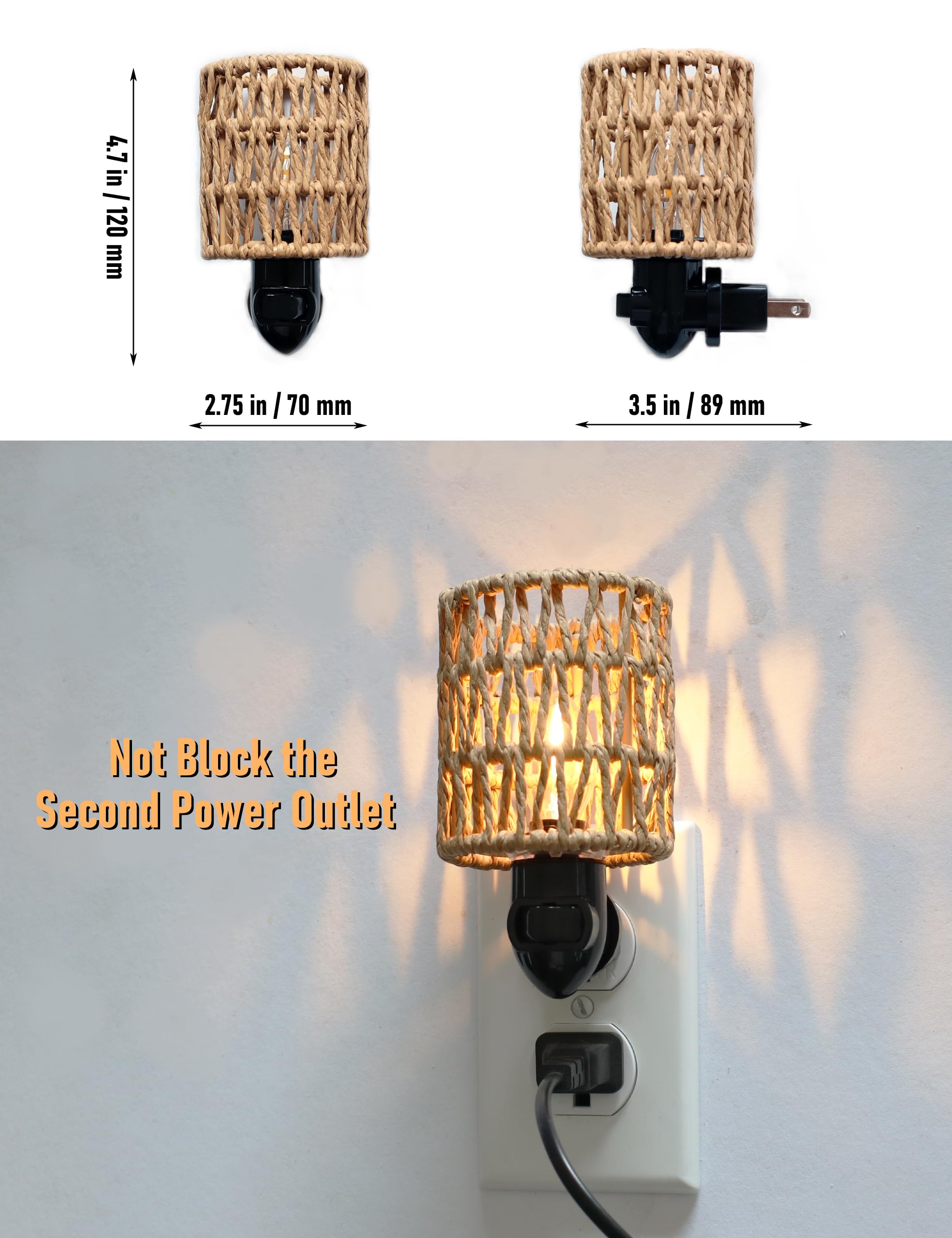 LOIWON low-energy 0.5W LED bulb saves power at night.