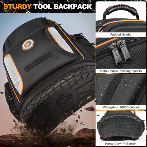 LOKASS 1680D material delivers rugged durability on harsh job sites