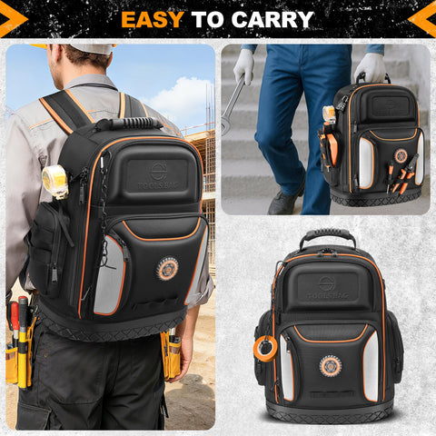 LOKASS front and side pockets provide quick access and organization