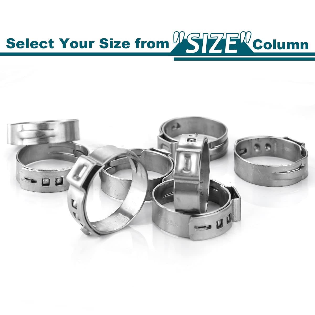 LOKMAN PEX tubing connection clip demonstrates universal compatibility