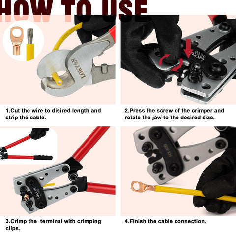 LOKYAN AWG 10 to 1/0 compatibility for broad electrical work