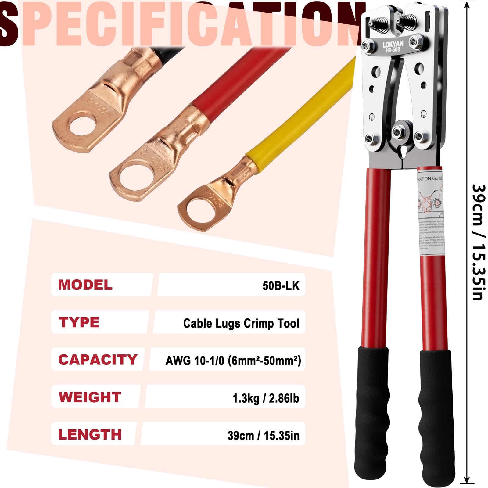 LOKYAN rotate crimp dies 360 for versatile sizing without mold changes
