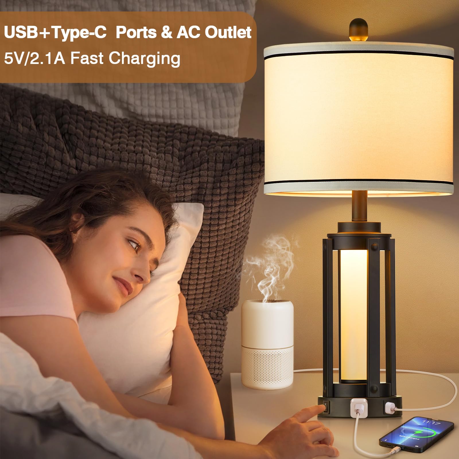 Lolikit dual night-light glow providing gentle illumination without glare