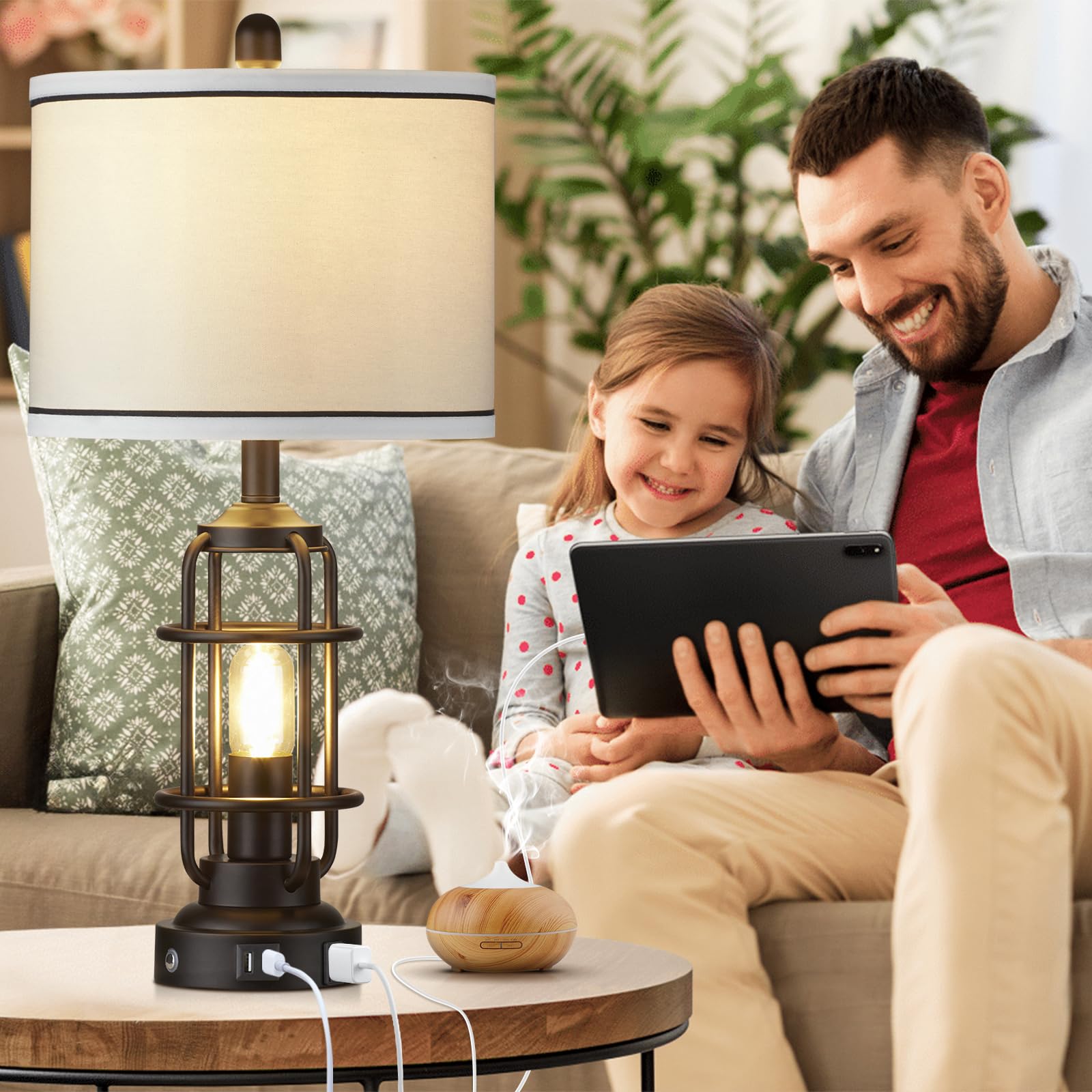 Lolokit 3-way dimmable night lamps offering flexible brightness for reading
