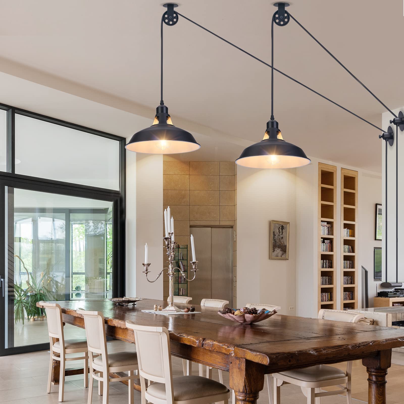 Lomoky industrial design adds vintage charm to living spaces.