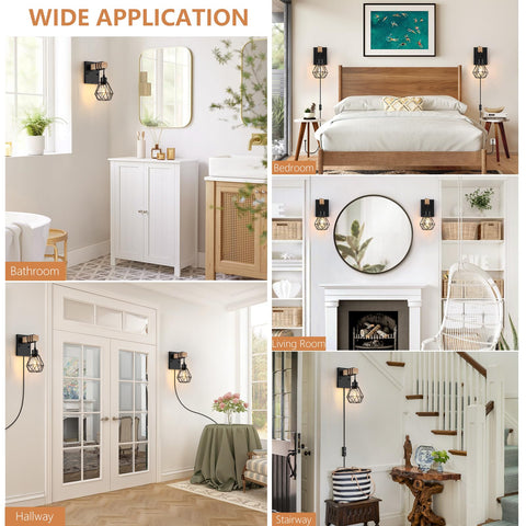 Lomoky UL-listed safety adds peace of mind for wall lighting.