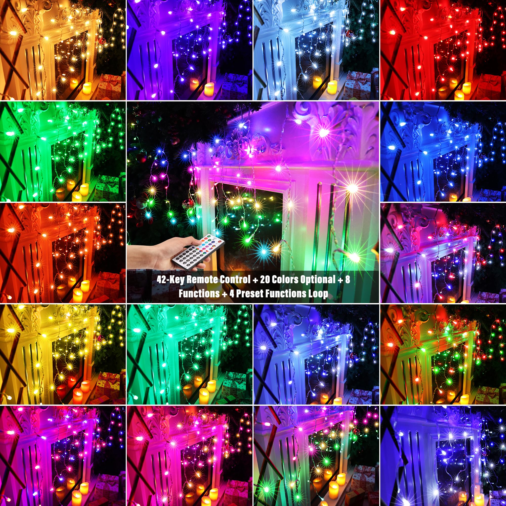 Lomotech versatile indoor and outdoor icicle lights for year-round use