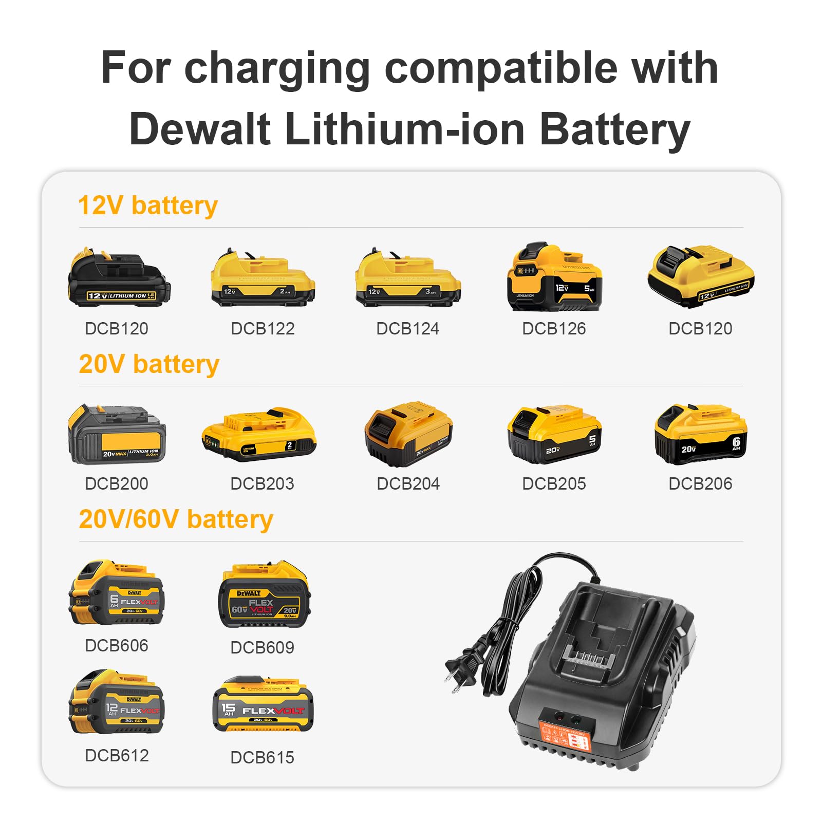 Lomrige four-level LED indicator shows battery status at a glance.