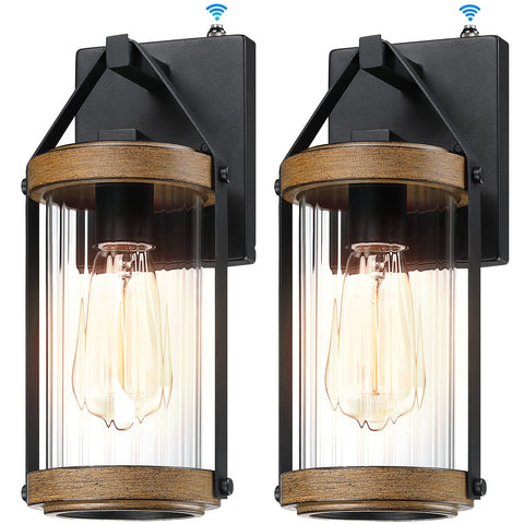 LONEDRUID dusk-to-dawn wall light with sensor for automatic exterior lighting.