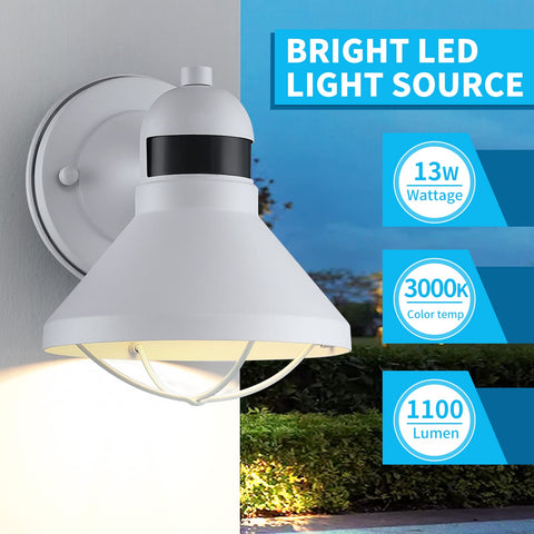 LONEDRUID easy-installation barn light with included hardware