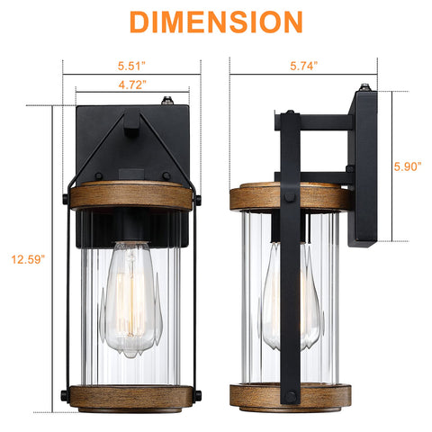 LONEDRUID easy-installation guide included for safe exterior mounting.
