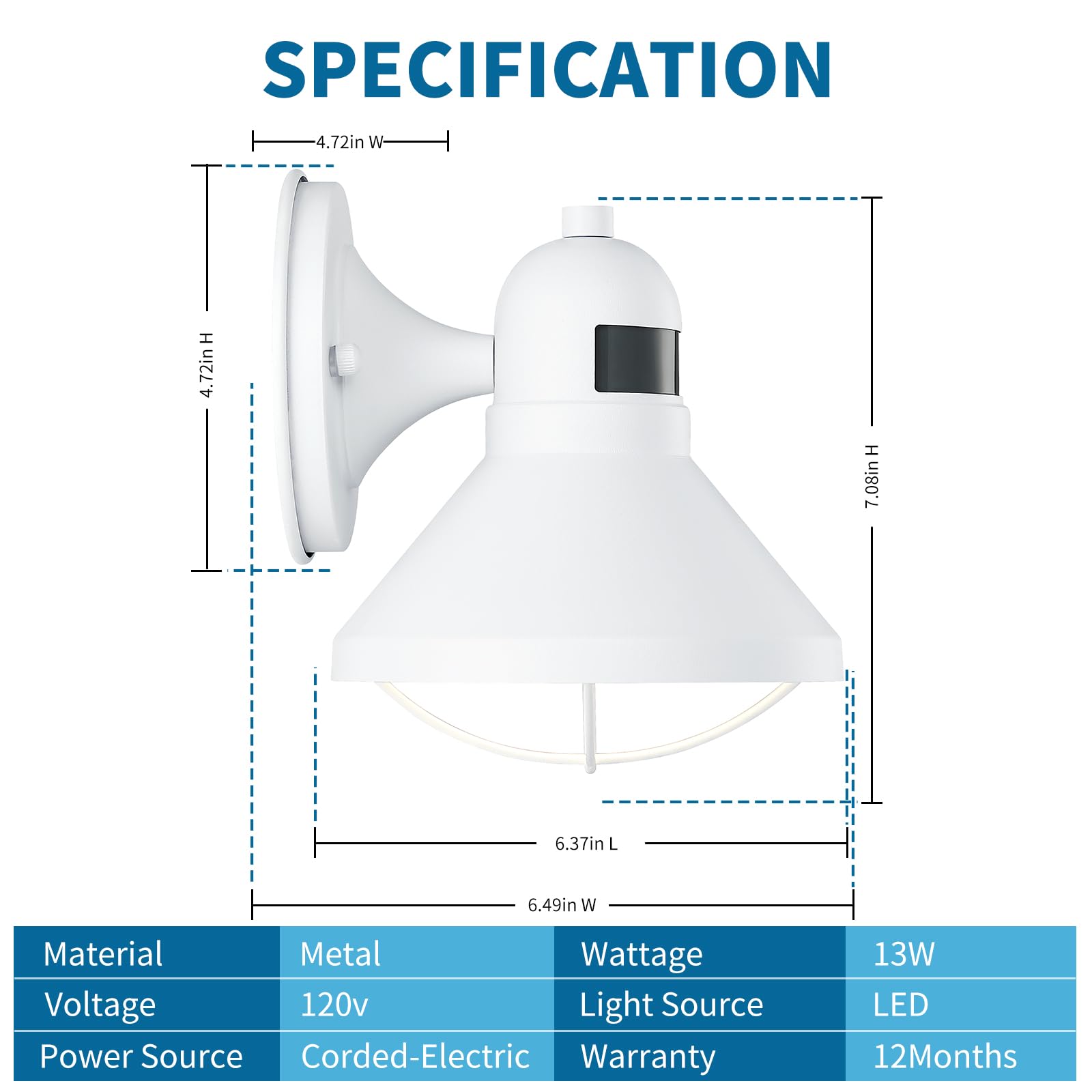 LONEDRUID energy-saving outdoor light reduces bulb changes with LED efficiency