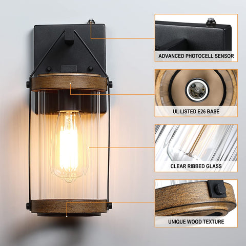 LONEDRUID weatherproof lantern designed for rain, snow, and temperature changes.
