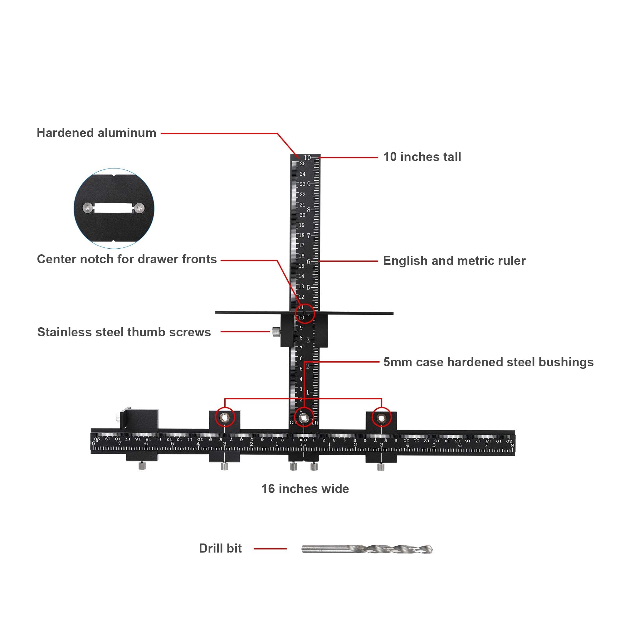 Lonfu cabinet template tool demonstrates quick left-right setup for efficient installation.