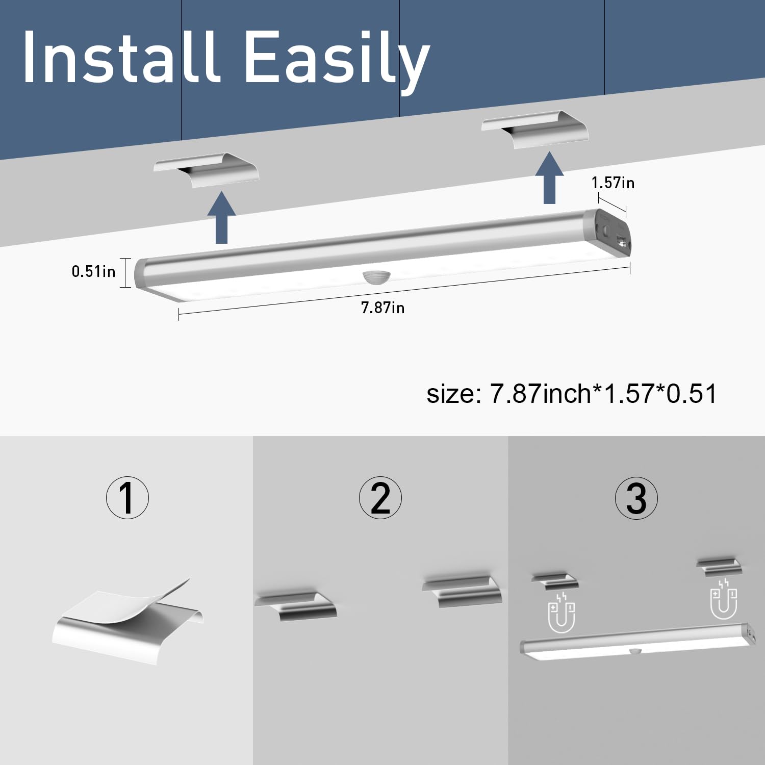 Long-Stars kitchen and closet use-ready lighting solution.