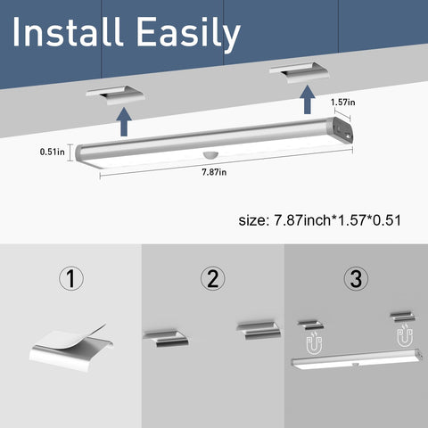Long-Stars kitchen and closet use-ready lighting solution.
