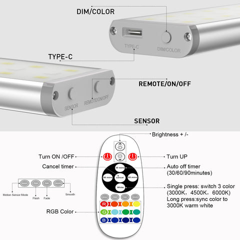 Long-Stars rechargeable battery indicator shows charging status.