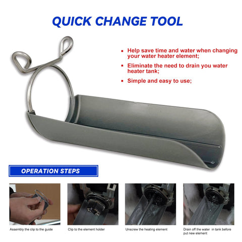 Long Term EWH-05 Quick Change Tool speeds swaps.