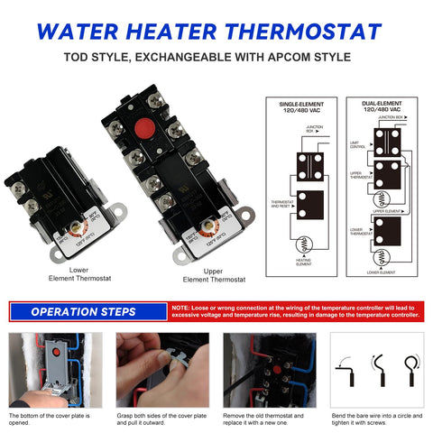 Long-Term KST200 lower thermostat for simple maintenance and replacement.