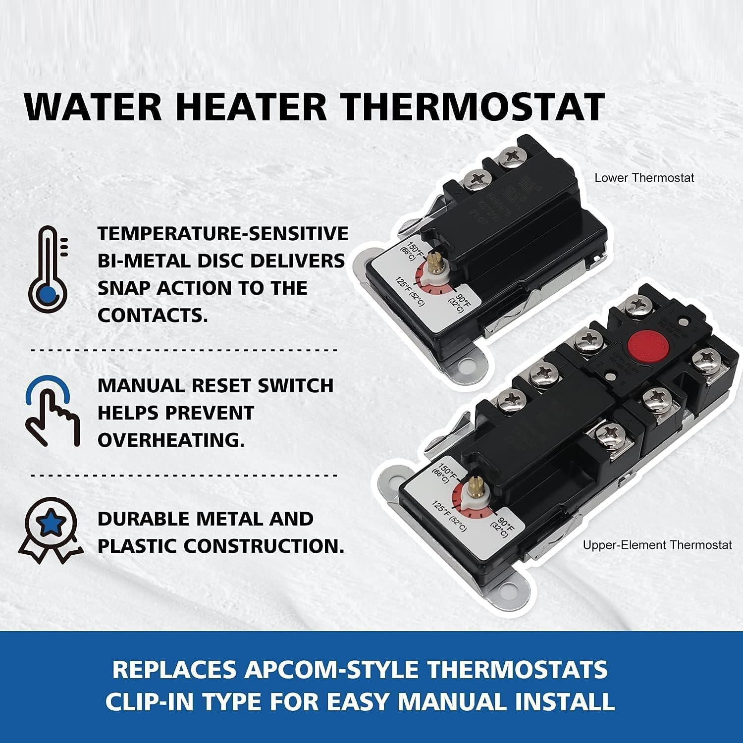 Long-Term KST203 upper thermostat compact and precise for steady heat.
