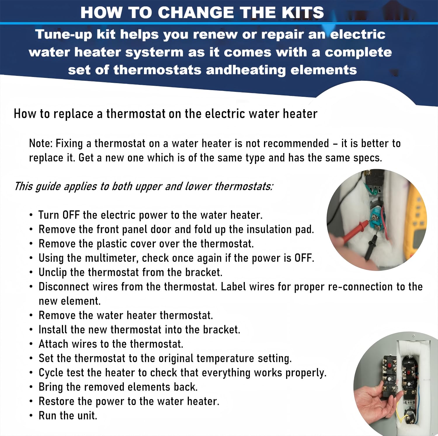 Long-Term thermostat kit packaged to protect components during shipping.