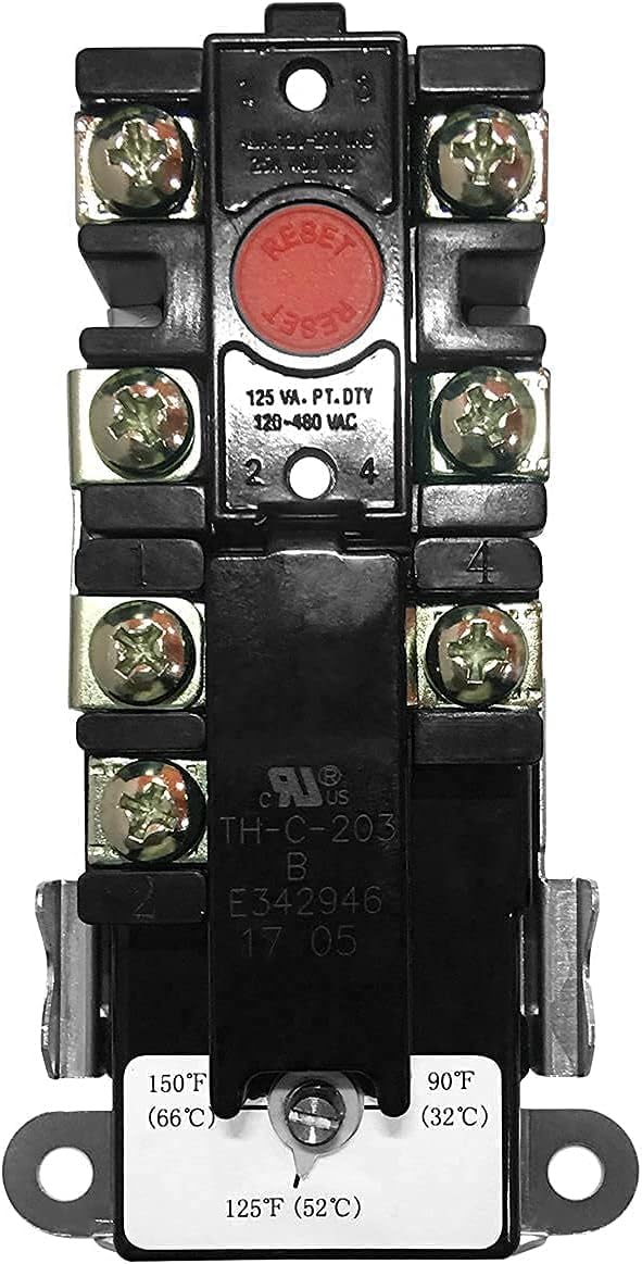 Long-Term thermostat kit wiring image demonstrates clean, secure connections.